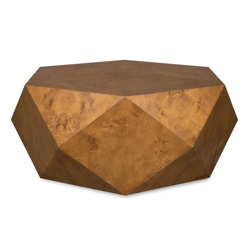 Uttermost 50113 Hughes 40"W Wood Veneer Top Wood and Wood Veneer - Burl - Picture 1 of 5