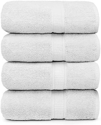 Premium Bath Towels Pack of 4, 100% Cotton, Large, Super Soft, Highly Absorbent,