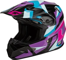 G-Max D39611436 MX-96 Splinter Helmet Lg Black
