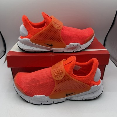 Nike Sock Dart SE Shoes Mens Sz 13 Total Crimson Orange Sneakers 833124-800