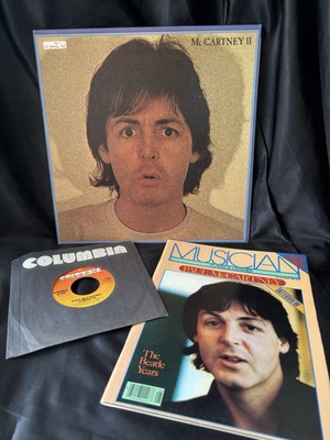 Paul McCartney McCartney II Vinyl 1980 Columbia FC 36511 +Single PROMO+Magazine