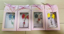 Sailor Moon Ribbon Charm Set 4  Used, Minor Imperfections,