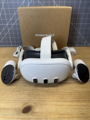 Meta Quest 3 128GB Standalone VR Virtual Reality Gaming Headset with Controllers