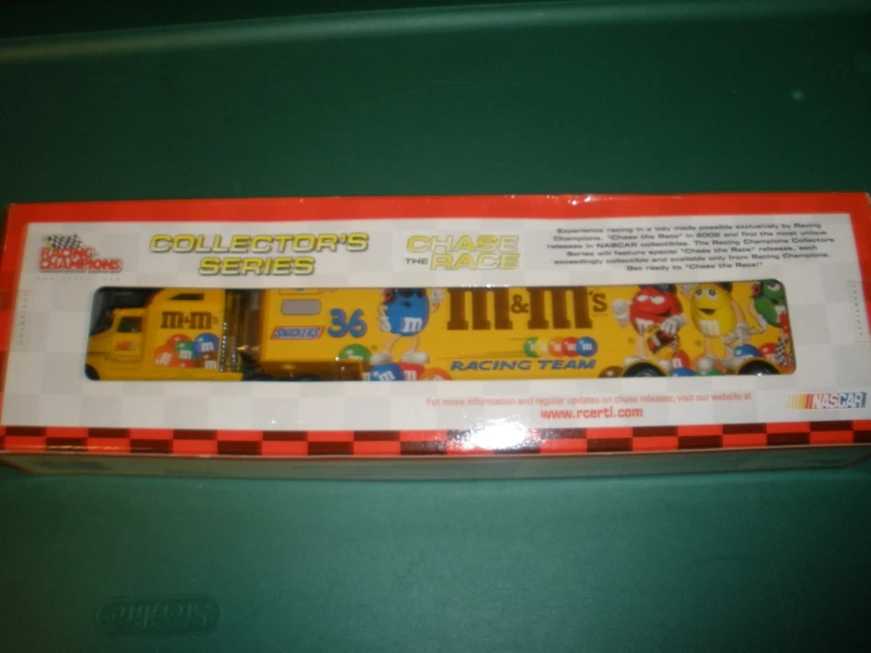 NASCAR #36 Ken Schrader M&M Transporter W/stock Car Racing Champions 2002 - Image 3 of 3