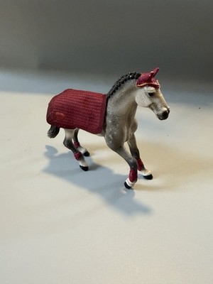 Schleich Mare Riding Tournament Horse And Blanket - 2 Piece Set