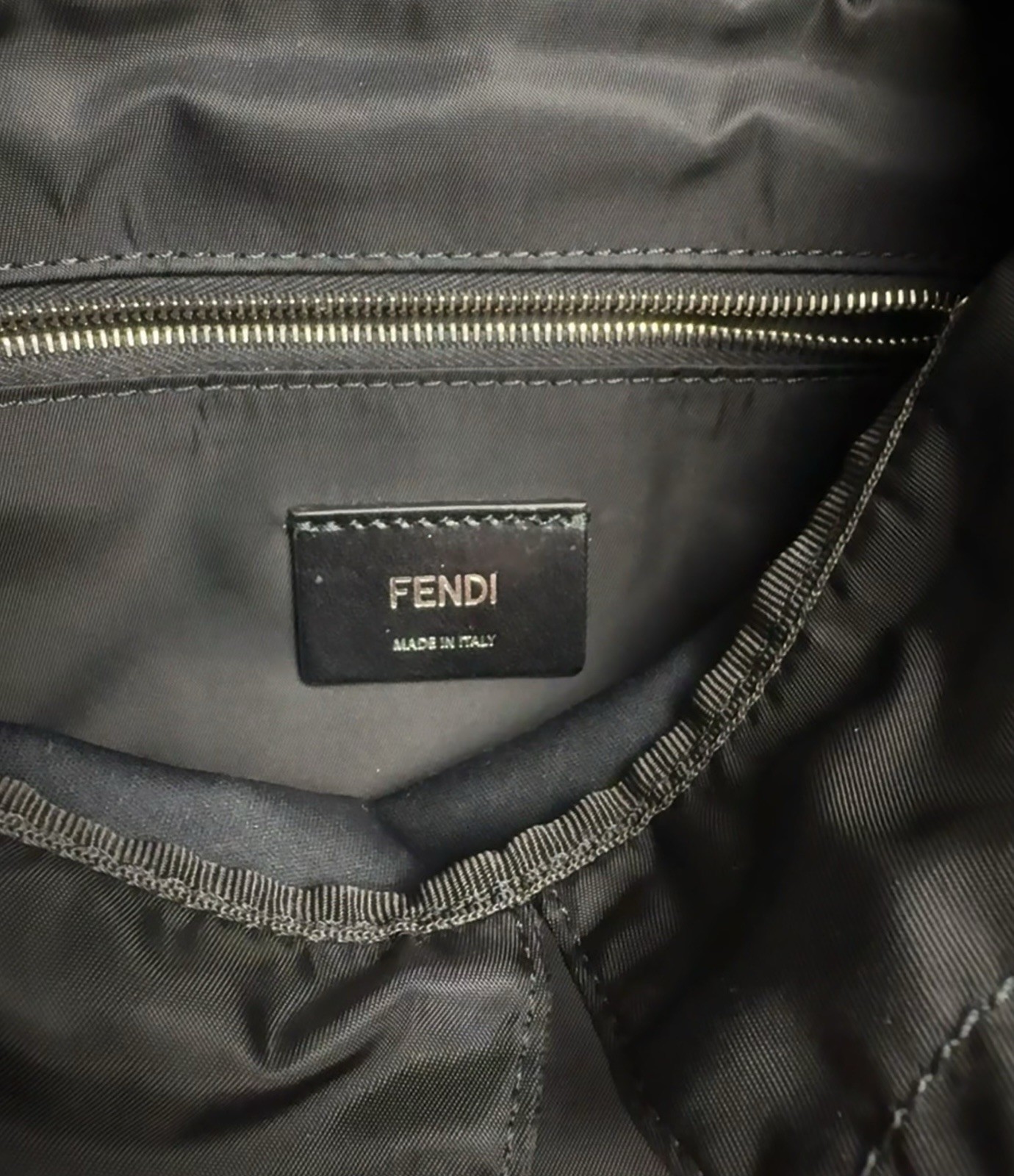 FENDI Fendiness Small Belt Backpack Men’s Bag Grey New Genuine Sling Bag £1450 image 7