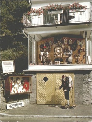 Gustav Eble Triberg Schwarzwälder Kuckucksuhrenladen Deutschland Postkarte