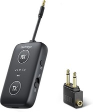 Airplane Bluetooth 5.4 Adapter with aptX Adaptive, 2-in-1 Transmitter Receiver