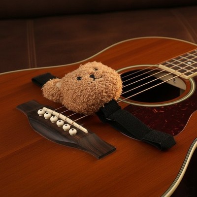 Bear Wrap Gitarren-Dämpfer für Live-Performance reduziert Resonanz für 4-sait