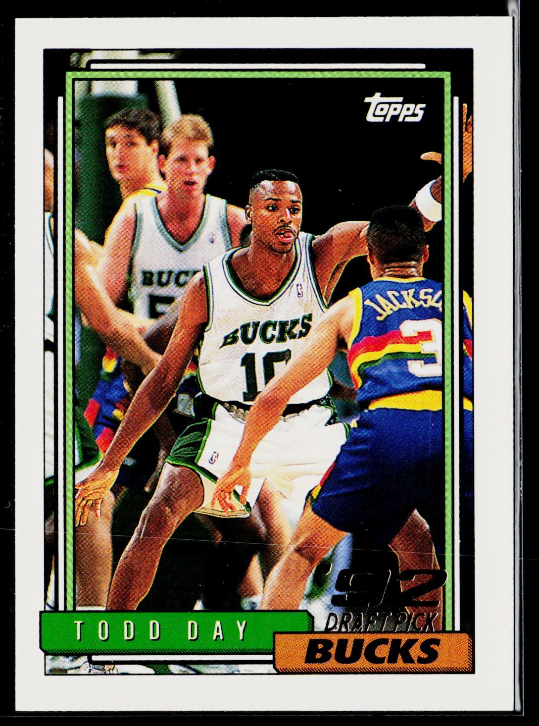 Todd Day 1992-93 Topps #284 Rookie Milwaukee Bucks RC