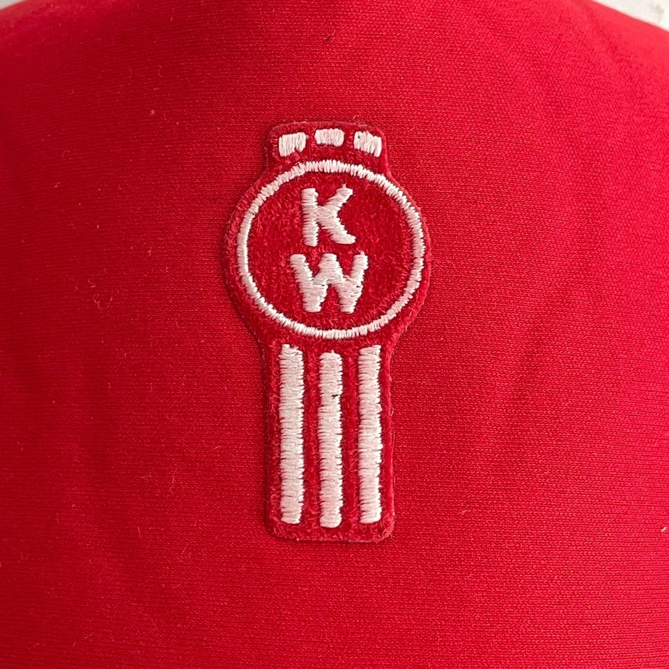 De Colección Años 80 KENWORTH Trucker Sombrero Rojo Logo Parche Espuma Aislado Snapback Retro Nissin Foto 2 de 4