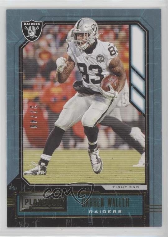 2020 Panini Playbook Gold 27/49 Darren Waller #5 09ot