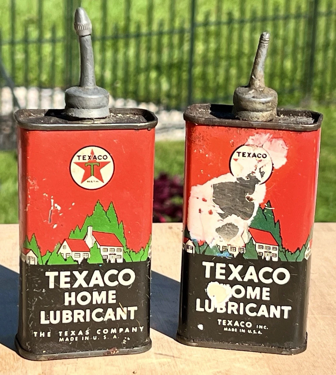 Texaco Home Lubricant In Collectible Gas & Oil Advertising Cans