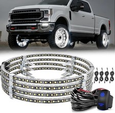 LED Wheel Ring Lights Nilight 4PCS 15.5 Inch Pure White