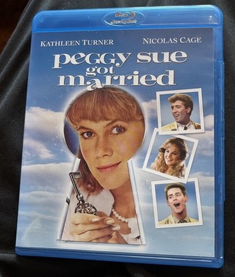 Peggy Sue Got Married (Blu-ray Disc, 2013) Nicolas Cage Jim Carrey RARE OOP USED