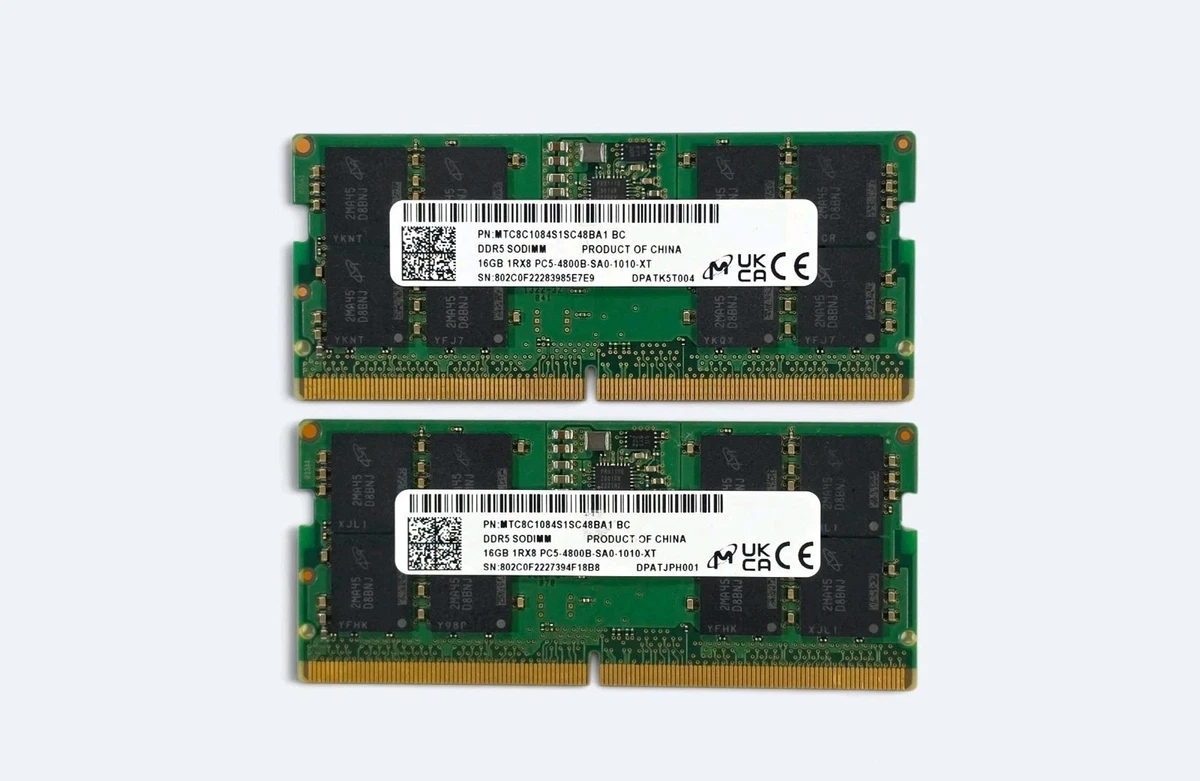 Micron SO-DIMM Computer Memory (RAM) 2 Modules for sale | eBay