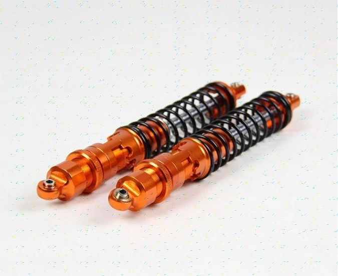 1/5 rc baja CNC adjustable set for shock absorber front & rear fit silver/red - Image 3 of 4