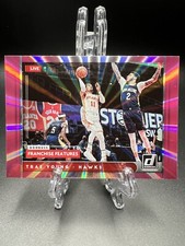 2021-22 Panini Donruss Trae Young Franchise Features Pink Holo Laser #3 Hawks