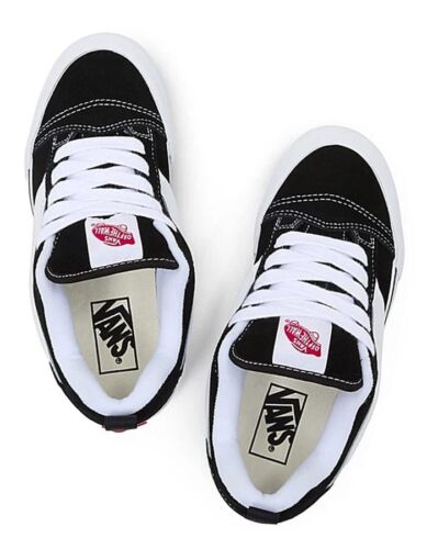 Vans Knu Skool Shoes Black/White Chunky Skate Skateboarding 7 8 8.5 9 9.5 10 11 - Picture 1 of 3
