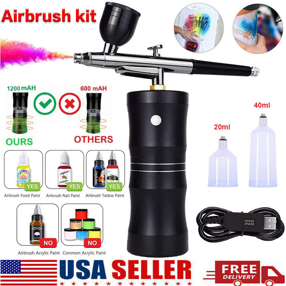 Kit Airbrush Paint Spray Gun Nail Art Tattoo Airbrush