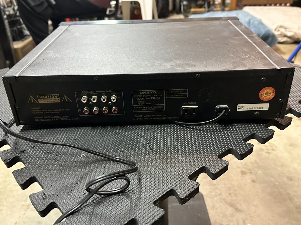 ONKYO Integra EQ35 Stereo Graphic Equalizer FOR PARTS. eBay
