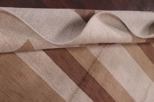 Stylish and Durable Gabbeh Brown Rug Hand-knotted Wool 8x10 ft. - Picture 10 of 11