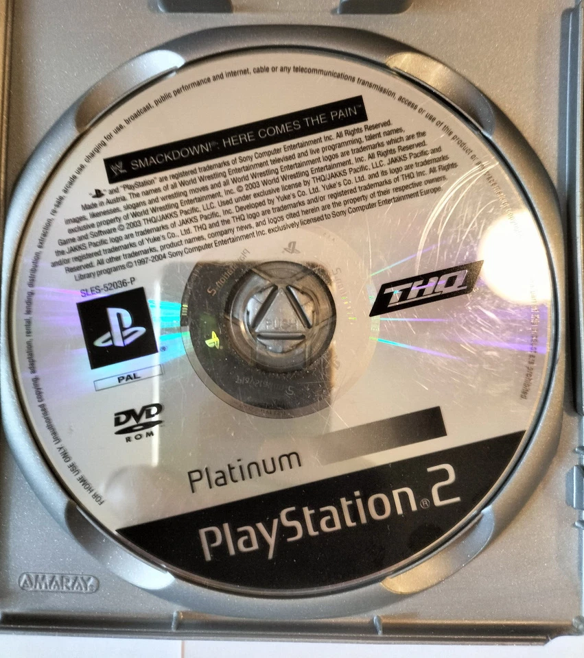 WWE Smackdown Lotto 3 Giochi PS2 USATO ITA *Vedi Dettagli, foto 3 di 5