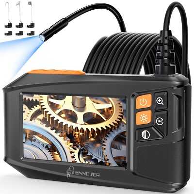 Endoscope Camera with Light,4.3'' HD 1920P Snake Inspection Camera,16.4ft