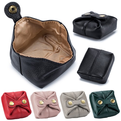 Women's Coin Purse With American Flag & Balloons Design - PU Leather Mini Wallet Change Holder Pocket Bag