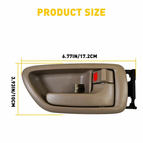 2pcs Inside Interior Door Handle Front + Rear Set for Toyota Sequoia 2001-2007 - Foto 5 di 10