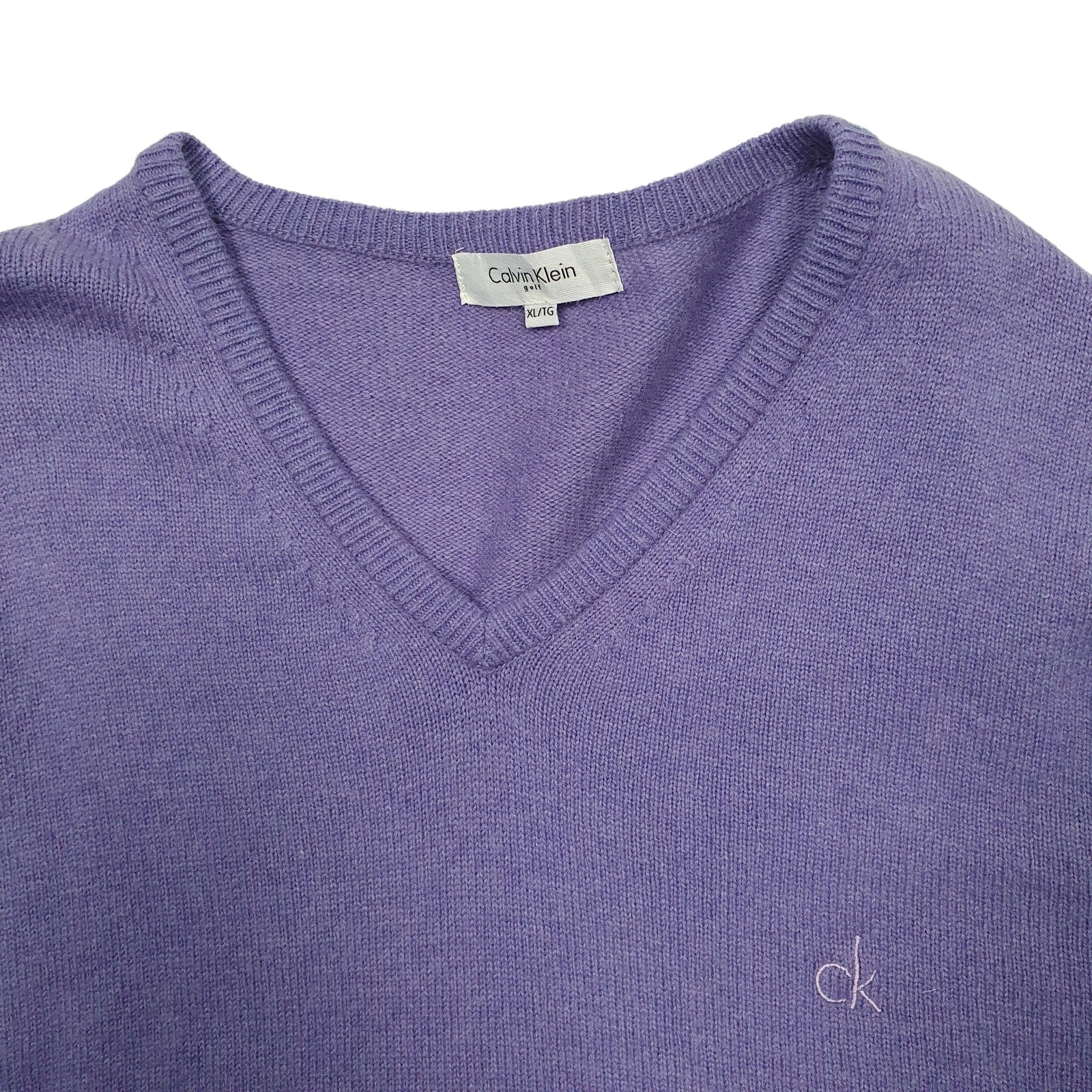 CALVIN KLEIN Crewneck Knit Jumper Sweatshirt Mens XL image 2