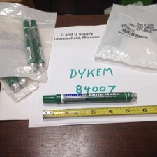 *** Bag of 2 ***, DYKEM 84007 Brite Mark, Valve Paint Markers, Medium Tip, Green