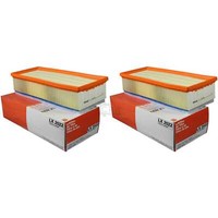 2X Mahle / Knecht LX 2022 Luftfilter Filter Air