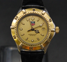 TAG HEUER Professional 200M WE1141-R Quartz Ladies Watch Leather Strap