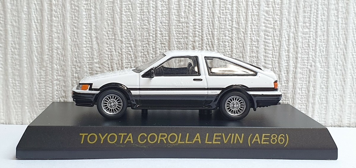 1/64 Kyosho TOYOTA COROLLA LEVIN AE86 WHITE diecast car model