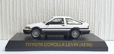 1/64 Kyosho TOYOTA COROLLA LEVIN AE86 WHITE diecast car model