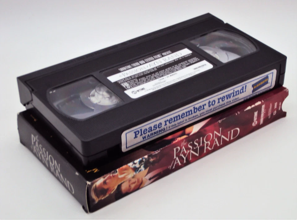 THE PASSION OF AYN RAND VHS Out Of Print BLOCKBUSTER VIDEO Rental Tape Hallmark Foto 3 de 3