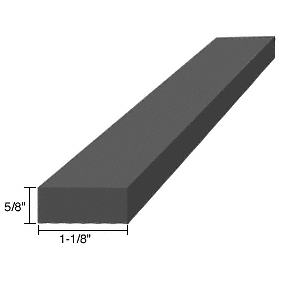 CRL SBEP9-XCP100 CRL 5/8" x 1-1/8" x 4" EPDM Rubber Setting Blocks - pack of 100 - Picture 2 of 2