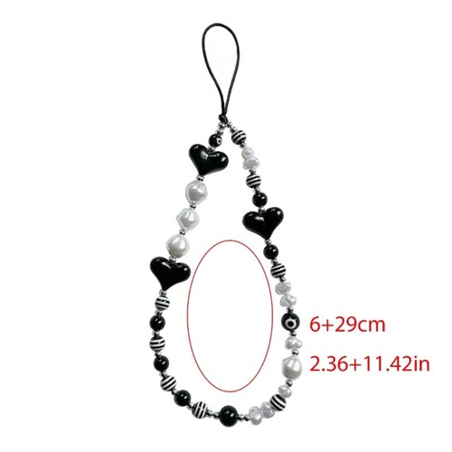 Candy-Colored Beaded Mobile Phone Chain Car Ornament Mobile Phones Charm Strap - 第 8/11 張圖片