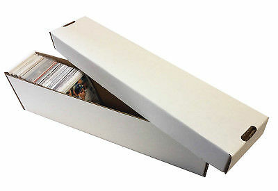 10 -  800ct 2pc Cardboard Vertical Baseball Trading Card Storage Boxes Max #802