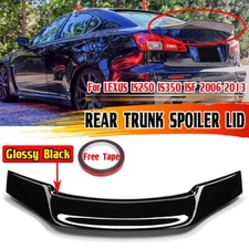 Black Duckbill Rear Trunk Wing Spoiler For 2006-2013 LEXUS IS250 IS350 RT Style