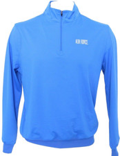 NEW United States Air Force USAF Top Of The World 1/4 Zip Pullover Shirt Men's L
