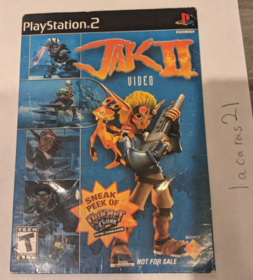 Jak II Video +  Ratchet Going Commando Demo Disc PlayStation 2