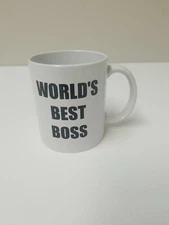 The Office World's Best Boss Michael Scott White Mug 16 oz Coffee Mug B511