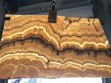 Naturstein Marmor Onyx Yellow Unma&szlig;platten poliert Preis pro QM ab Lager HH!