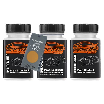Autolack Lackstifte für Ford USA Lincoln AXQE Sunray Gold Perl Metallic 3 x 50ml