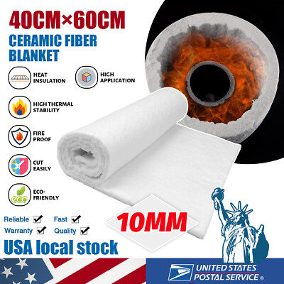 0.4'' High quality Ceramic Fiber Exhaust Muffler Mat Insulation Fireproof mat