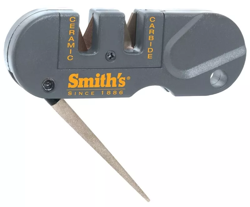 NEW SMITH'S PP1 POCKET PAL COMPACT ALL BLADES POCKET KNIFE SHARPENER  4623088