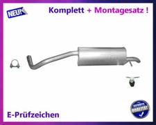 Endschalldämpfer Skoda Fabia I (6Y2, 6Y3) 1.9 TDI 74KW Auspuff Montagesatz
