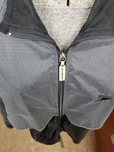 SPEEDO Sport system MENS Size L Jacket Black Grey - Picture 8 of 12